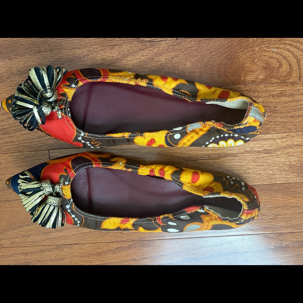 Jcrew tassel flats